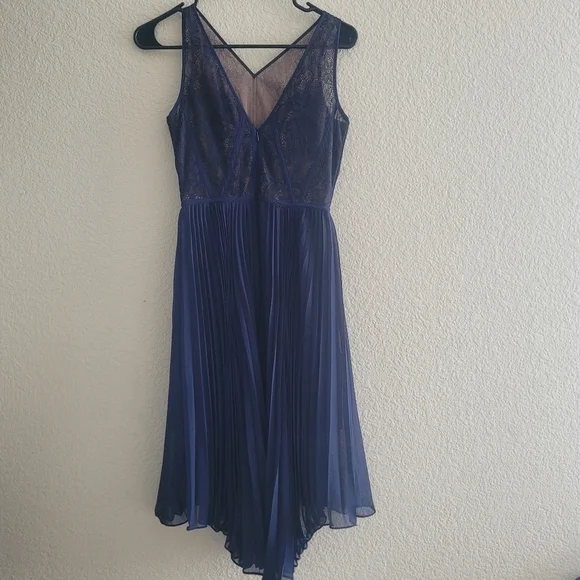 BCBG Paris NWT size 0 Lily Blue Night Dress - Picture 6 of 9
